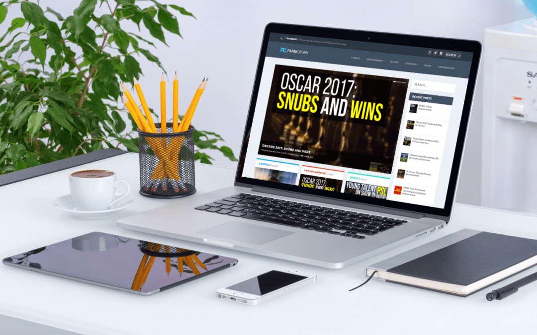 PaperCrush Blog Design