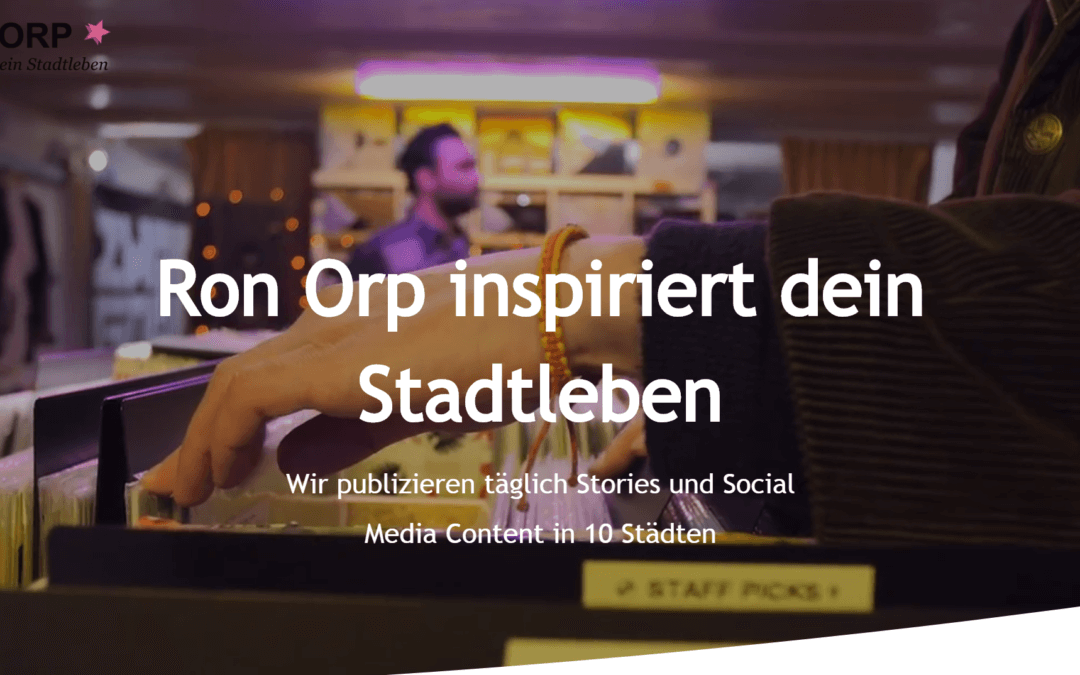 Ron Orp Network Website