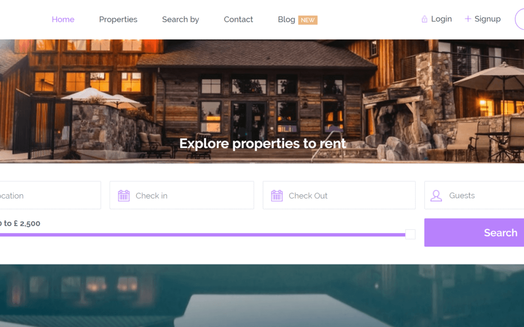 LuxKey Real estate Rental Website